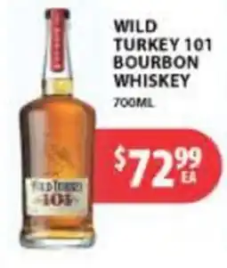 Star Liquor Wild Turkey 101 Bourbon Whiskey offer