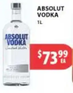 Star Liquor Absolut Vodka offer