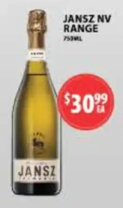 Star Liquor Jansz NV Range offer