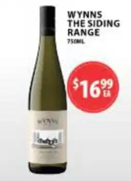Star Liquor Wynns The Siding Range offer
