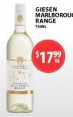 Star Liquor Giesen Marlborough Range Sauvignon Blanc offer