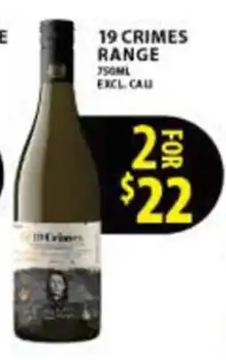Star Liquor 19 Crimes Range offer
