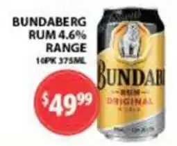 Star Liquor Bundaberg Rum Original offer