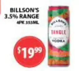 Star Liquor Billson's Tangle Vodka offer