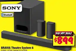 JB Hi-Fi Sony BRAVIA Theatre System 6 offer