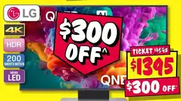 JB Hi-Fi LG QNE offer