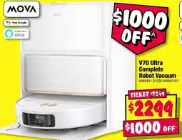 JB Hi-Fi Mova V70 Ultra Complete Robot Vacuum offer
