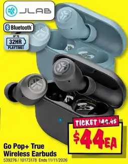 JB Hi-Fi JLab Go Pop+ True Wireless Earbuds offer