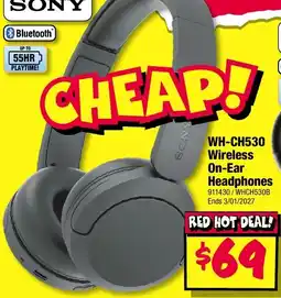 JB Hi-Fi Sony Wireless On-Ear Headphones offer