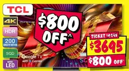 JB Hi-Fi TCL Google TV with Gemini offer