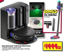 JB Hi-Fi Dyson Spot+Scrub™ Ai Wet & Dry Robot Vacuum offer