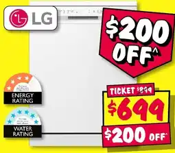 JB Hi-Fi LG Dishwasher offer