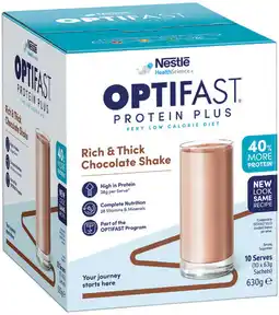 Priceline Optifast VLCD Protein Plus Shake Chocolate offer