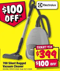 JB Hi-Fi Electrolux 700 Silent Bagged Vacuum Cleaner offer