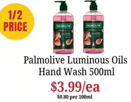 Farmer Jack's Palmolive Luminous Oils Hand Wash offer