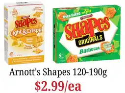Farmer Jack's Arnott's Shapes offer