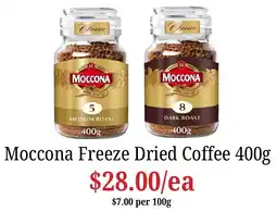 Farmer Jack's Moccona Freeze Dried Coffee offer