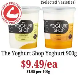 Farmer Jack's The Yoghurt Shop Yoghurt offer