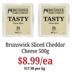 Farmer Jack's Brunswick Sliced Cheddar Cheese offer