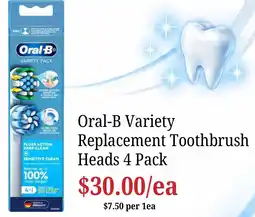 Farmer Jack's Oral-B Variety Replacement Toothbrush Heads offer