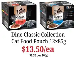 Farmer Jack's Dine Classic Collection Cat Food Pouch offer