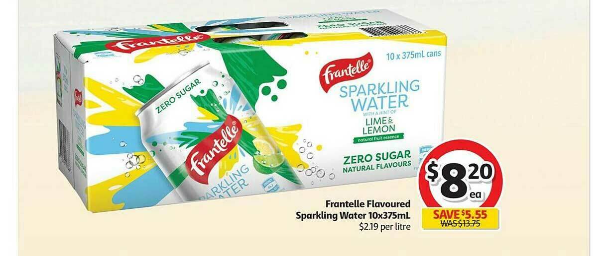 Frantelle Flavoured Sparkling Water offer at Coles