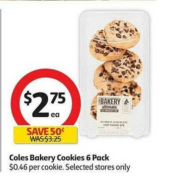 Coles Coles Bakery Cookies offer