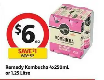 Coles Remedy Kombucha offer
