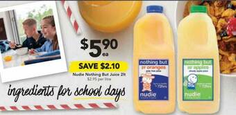 Drakes Nudie Nothing But Juice 2lt offer