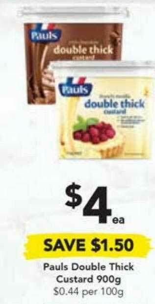 Pauls Double Thick Custard