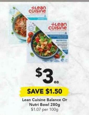 Drakes Lean Cuisine Balance Or Nutri Bowl offer