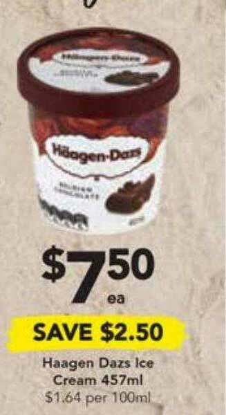 Drakes Haagen Dazs Ice Cream offer
