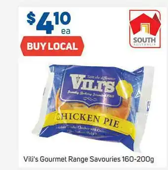 Vilis Gourmet Range Savouries