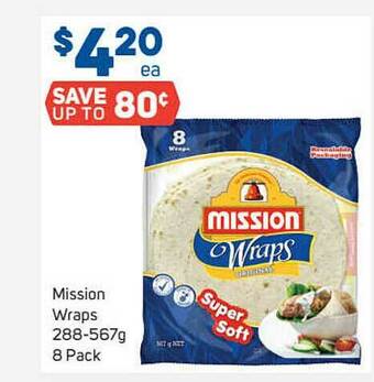 Foodland Mission Wraps offer