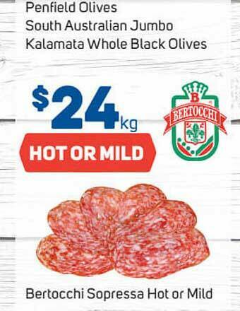 Foodland Bertocchi Sopressa Hot Or Mild offer