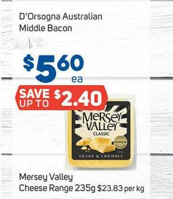 Foodland Mersey Valley Cheese Range offer