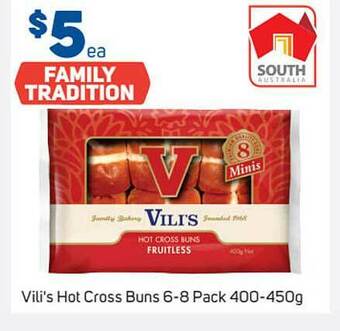 Foodland Vilis Hot Cross Buns offer