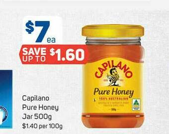 Foodland Capilano Pure Honey Jar offer