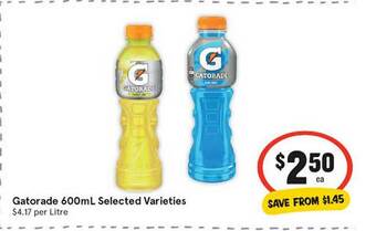 IGA Gatorade offer