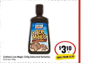 IGA Cottees Ice Magic offer