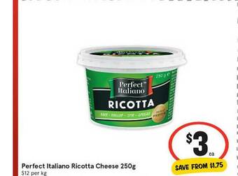 IGA Perfect Italiano Ricotta Cheese offer