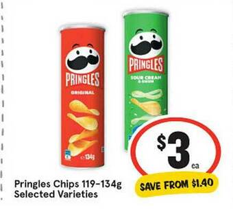 IGA Pringles Chips offer