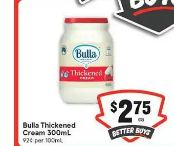IGA Bulla Thickened Cream offer