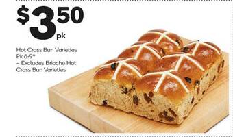 Woolworths Hot Cross Buns offer