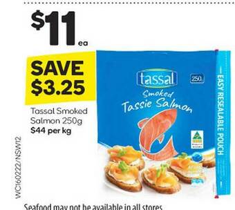 Woolworths Tassal Smoked Salmon offer