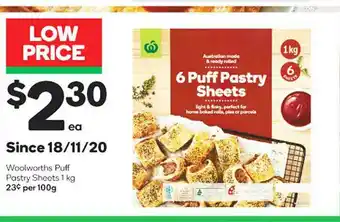 Woolworths Woolworths Puff Pastry Sheets offer