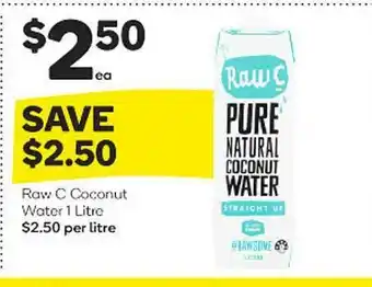 Woolworths Raw C Coconut Water offer