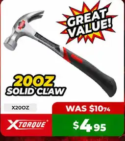 Sydney Tools Xtorque 200oz solid claw offer
