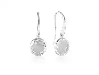 Bevilles Jewellery Georgini Lucent Silver Hook Earrings - Large offer