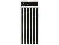 The Party People Shop Cellophane Bags - Decorative Stripes, Black 20 pk offer